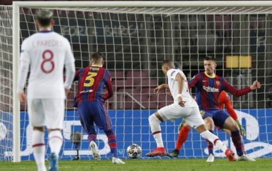 Mbappé hat trick aaeku, Barca athun PSG ah bodu molheh