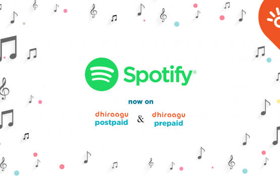 Spotify mihaaru Dhiraagu customer innah