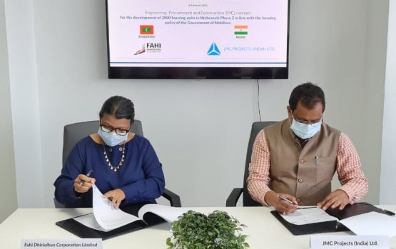 Hulhumale gai 2000 housing unit alhan india kunfunyakaa havaalu koffi