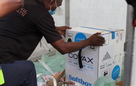 Pfizer vaccine ge 5,850 dose raajje genesfi