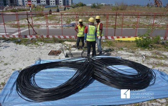 Hulhumale gai fiber network eh elhumuge masaikah HDC in fashaifi 