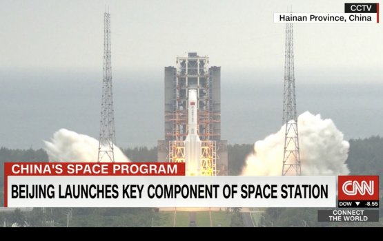 China in hadhaa jahvee marukazuge furathama module orbit ah dhookohlaifi
