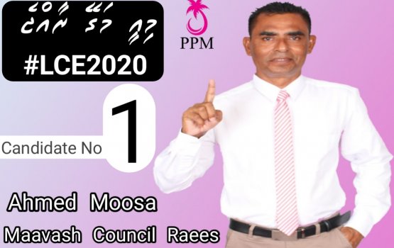 26 Vote ge thafaathun PPM ge candidate ah maavashu council ge Raees kan