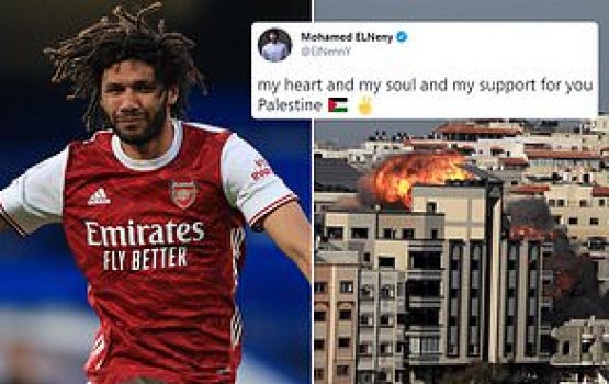 Palestine ah thaaeedhu koh Elneny KURI tweet akaaeku Lavazza kanboduvun Arsenal ah!