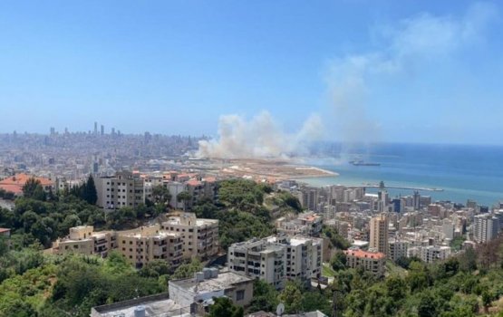 Lebanon ge Beirut port gai alifaanuge haadhisaa eh hingaifi