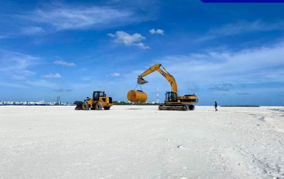 Gulhifalhu bridge ge landing point ge bin hikkumuge masaikah fashanee