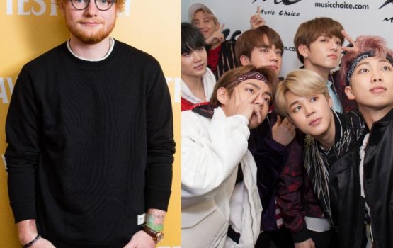 Ed Sheeran aai BTS  ekugai 2 vana lava akah thayyaaruvejje