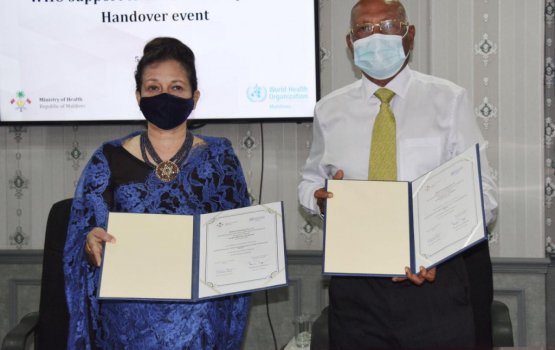 WHO in Health ministry ah ithuru eheethakei foarukoh dheefi 