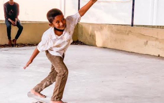 BML ge eheegai Gdh. Vaadhoo gai skate park eh hadhaifi