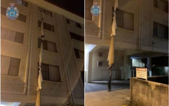 Quarantine in filumahtakai beynun kuree hotel ge bedsheet thah