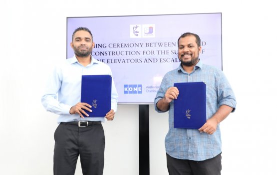 STO inn Kone escalator ves raajje ah tha'aaraf koffi