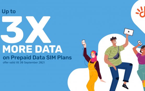 Dhiraagu prepaid customerunnah 3 guna Data