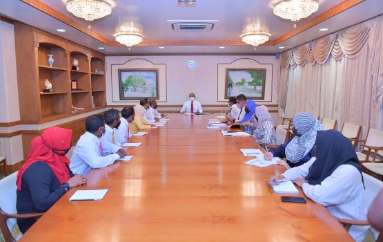 Gemanafushi Council in edhunee Health center ah ithuru muvazzafun hoadhan