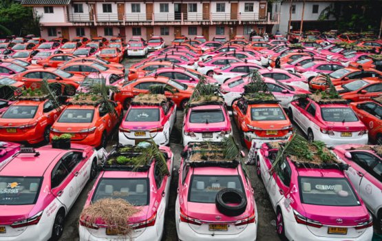 Bangkok ge parking area kula gadha bageecha akah!