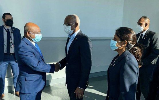 Raees Solih New York ah vadaigenfi, Maruhabaa dhennevee Shahid