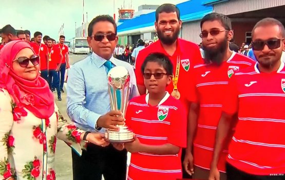 Gaumee joashaa eku Team ah hivvaru dhevvumah Raees Yameen edhivadaigenfi