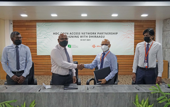 Dhiraagu ge khidhumaiy Hulhumale' Phase 2 gai dheyn fashaifi