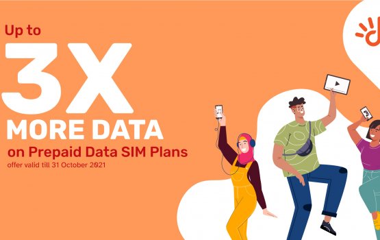 Dhiraagu Prepaid data sim in 3 guna ah ithuru data libey promotionge muhdhathu ithuru koffi