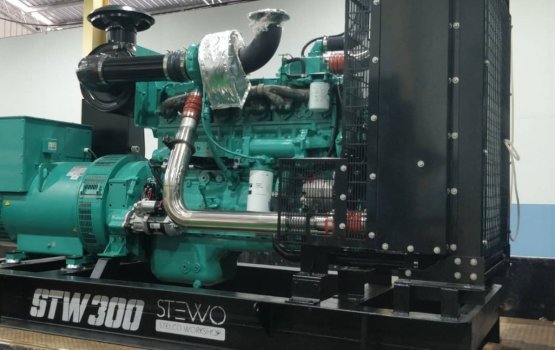STELCO ge STEWO brandge furathama generator set Hangnaameedhoo ah