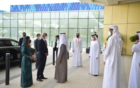 Raees ge dhekanbalun Dubai Expo 2020 ah ziyaarai kuravvaifi