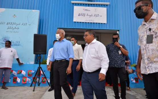 Raees Gafarah vadaigen 25 ton ge ice plant eh hulhuvaidhevvaifi