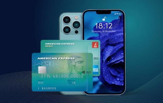 Amex card in viyafaari kohgen 50,000 rufiyaa dhenee