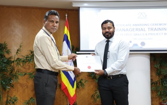 STELCO ge traning program eh nimmi baiverin nah certificate dheefi