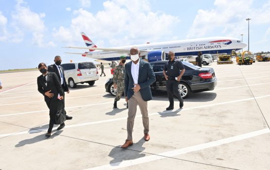 Sarukaaruge mathee fantheege vafudhakaa eku Raees Solih Dubai ah