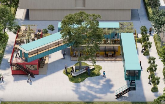 Hulhumaale gai hadhaa container park roadha ah hulhuvanee