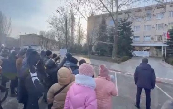 Russia in Melitopolge mayor raheenu koh aa mayor eh ahyan kohfi