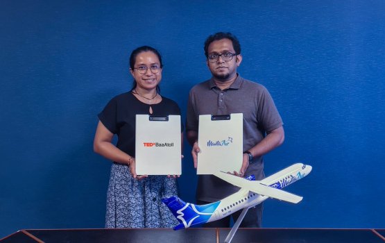 Furathama faharah Ted Talk eh baavvanee, Travel partner akah Manta Air