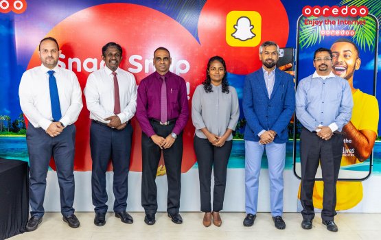 Ooredoo in snapchat aa gulhigen raajjeyge reethikan dhakkuvaidhey khaassa filter thakeh