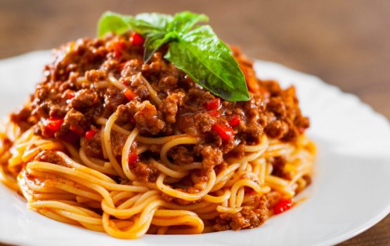 Roadha malaafaiy: Spaghetti Bolognese