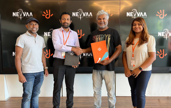 Free diving world record event ge partner akah Dhiraagu hamajjassaifi
