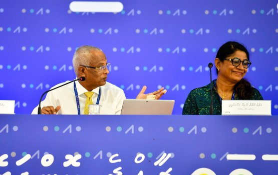 Raees Solih dhevana dhaurakah hovan Mariya thaaeedhu koffi
