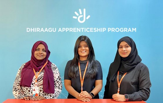 Dhiraagu apprenticeship program ah kurimathilaan hulhuvaalaifi