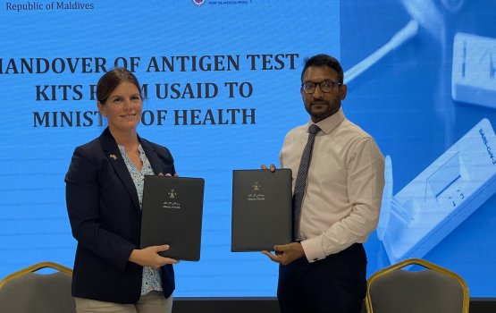 America in raajje ah 200,000 rapid antigen test kit dheefi