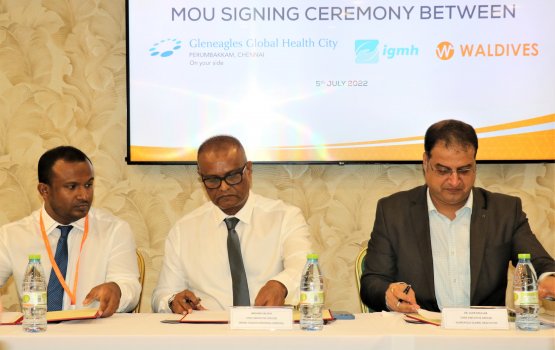 Meehun binaa kurumashaai eheetherikan dheyn IGMH in Gleneagles aa eku soi koffi