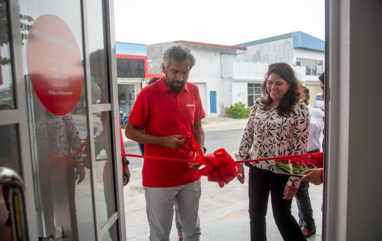 Hithadhoo gai hedhi Ooredoo experience center upgrade koh alun hulhuvaifi