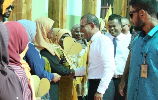 Raees Nasheed ah Addu City hoonu maruhabaaeh
