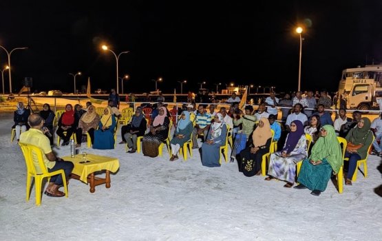 Sarukaarah thaaedhu libeyny Addu ah focus koggen: Raees Nasheed
