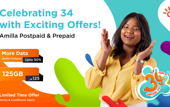 Dhiraagu ge 34 vana aharee dhuvas faahaga kurumuge gothun customer innah khaassa offer thakeh!