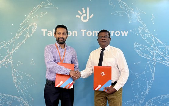 Beach volley tour Maldives challenge ge digital partner akah Dhiraagu