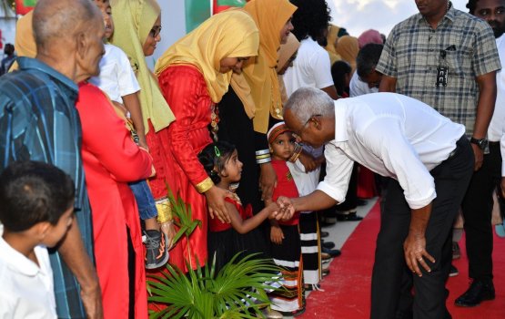 Kaasidhoo in Raees Solih ah hoonu maruhabaaeh