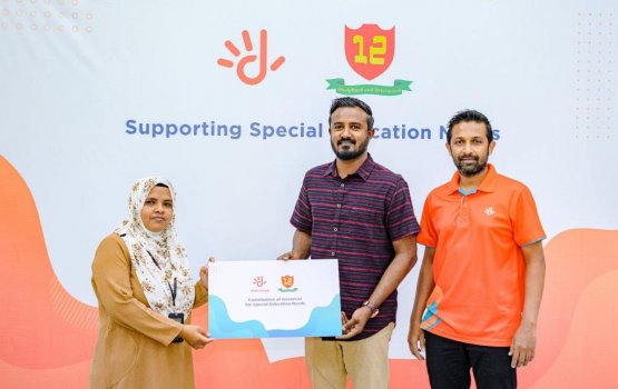 Dhiraagu in Jalaaluhdheen school ge special education unit ah eheetherikan foarukohdheefi