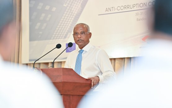 Enme bodu corruption aky corruption nah ruhun: Raees Solih