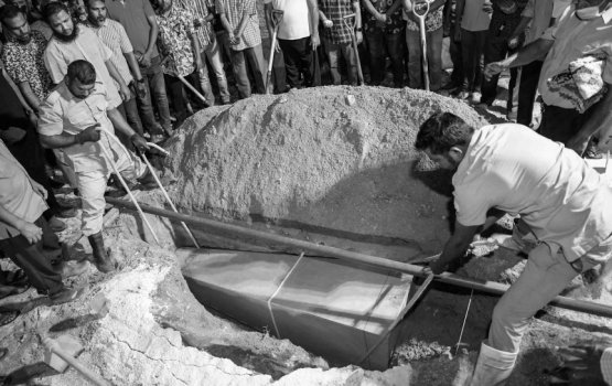 Abdulla Rasheed ge janaaza bavvaifi