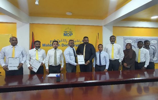 Feridhoo council ah amilla gothun inthikhaabu vi 5 councillors ves MDP ah