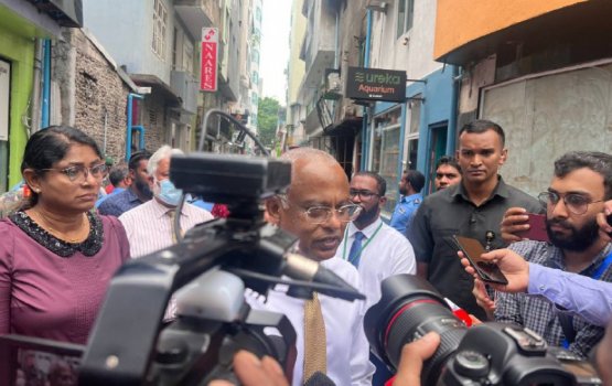 Mi fadha hithaamaveri haadhisaathah hingaa eh sababakee Male' gai oi thohjehun: Raees