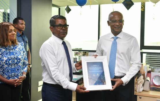 Raajje ah reethi nan hoadhaidhinumun MMPRC ah Raees ge shukuru